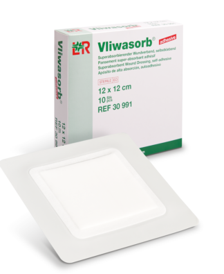 Vliwasorb Border Adhesive Super Absorbent Dressing