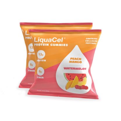 LiquaCel Protein Gummies - Mango Peach & Watermelon