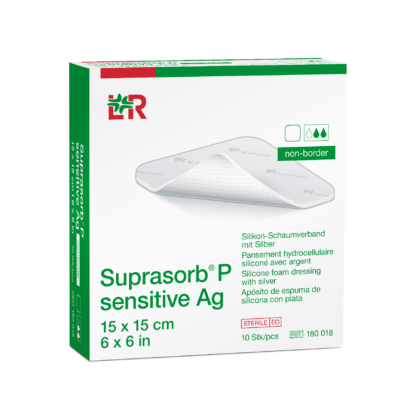 Suprasorb P Sensitive Ag Non-Bordered Dressing