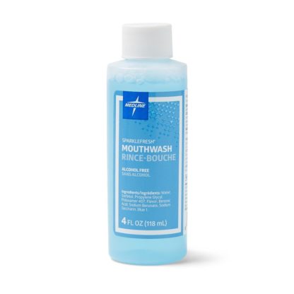 Medline Sparkle Fresh Alcohol-Free Mouthwash