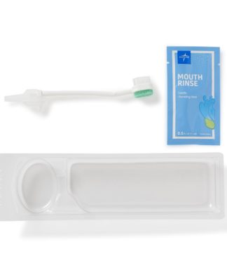 Medline Economy Suction Toothbrush Kit with Mouth Rinse