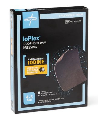 IoPlex Iodophor Foam Dressings