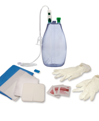 ASEPT Drainage Kit with Vacuum Bottle and Procedure Pack (600mL or 1000mL)