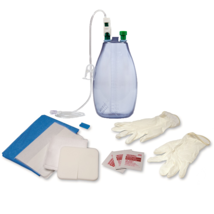 ASEPT Drainage Kit with Vacuum Bottle and Procedure Pack (600mL or 1000mL)