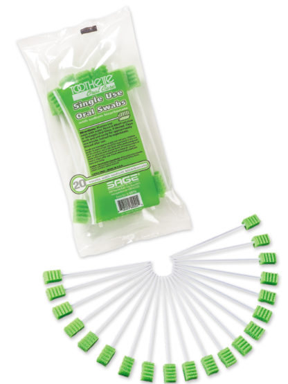 Sage Toothette Plus Swabs with Sodium Bicarbonate