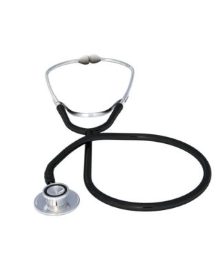 Dynarex Single Head Black Stethoscope