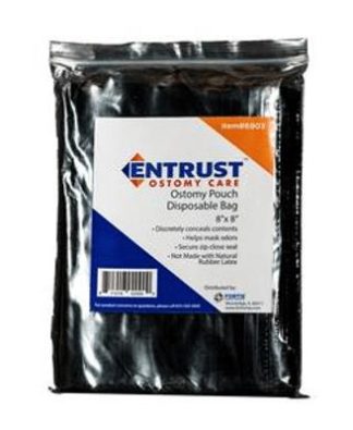 Entrust 8" x 8" Ostomy Device Disposal Bag