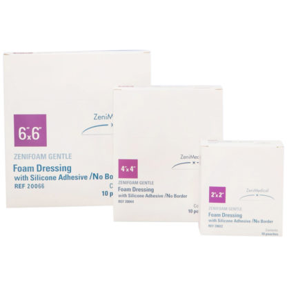 ZeniFoam Gentle Dressing with Silicone Adhesive