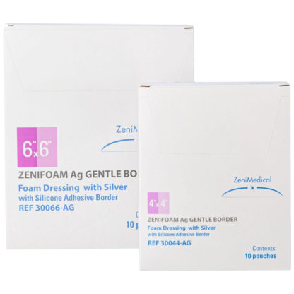 ZeniFoam AG Gentle Dressing with Silicone Adhesive