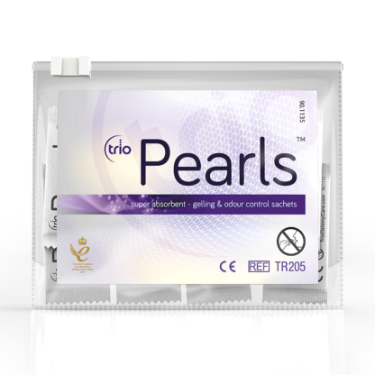 Trio Pearls Superabsorbent- Gelling & Odor Control Sachets