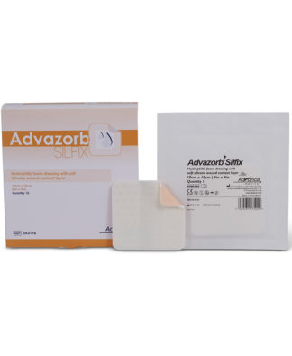 Advazorb Silfix Absorbent Foam Dressing with Soft Silicone Contact Layer