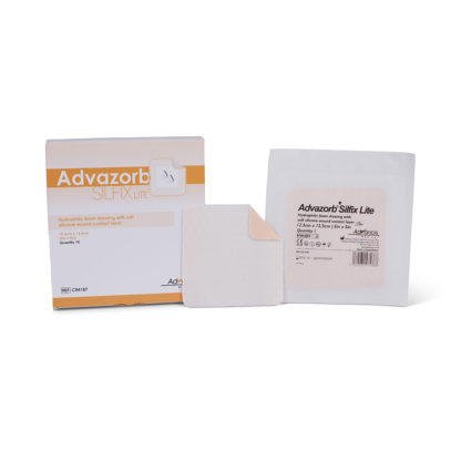 Advazorb Silfix Lite Absorbent Foam Dressing with Soft Silicone Contact Layer