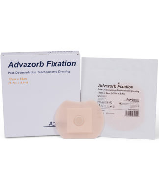 Advazorb Tracheostomy Fixation Foam Dressing with Soft Silicone Contact Layer