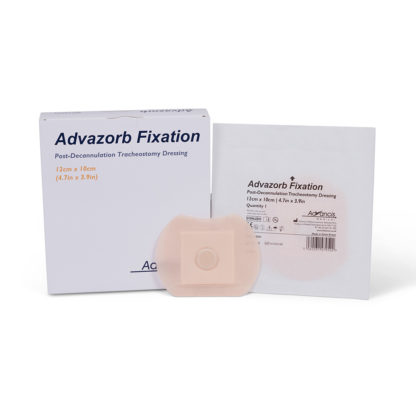 Advazorb Tracheostomy Fixation Foam Dressing with Soft Silicone Contact Layer