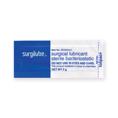 Surgilube Surgical Lubricant Foilpac Sterile