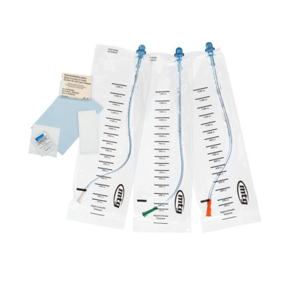 MTG Jiffy Cath Soft Coudé Tip No-Touch Closed System Catheter