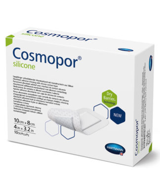 Cosmopor Absorbent Island Dressing with Silicone Adhesive