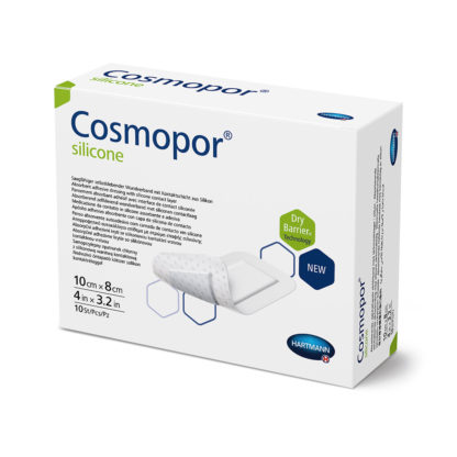 Cosmopor Absorbent Island Dressing with Silicone Adhesive