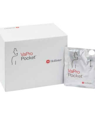 VaPro Pocket Coudé No Touch Intermittent Catheter 16" Without Integrated Collection Bag