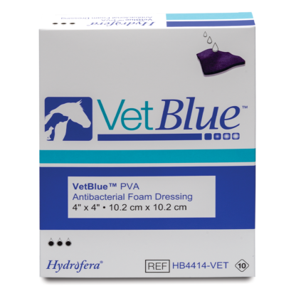 Hydrofera VetBlue PVA Antibacterial Foam Dressings - For Use On Animals Only