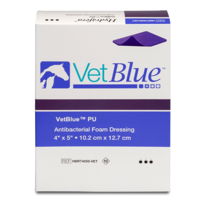 Hydrofera VetBlue PU Antibacterial Foam Dressings - For Use On Animals Only