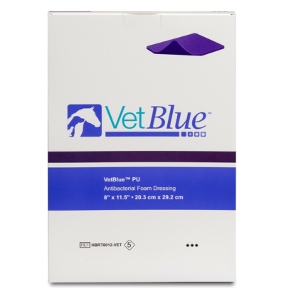 Hydrofera VetBlue PU Antibacterial Foam Dressings - For Use On Animals Only