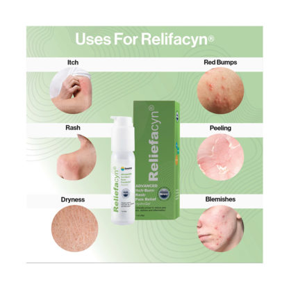 Reliefacyn Advanced Itch-Burn-Rash-Pain Relief Hydrogel