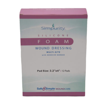 Simpurity Multi-Site Silicone Foam with Adhesive Border