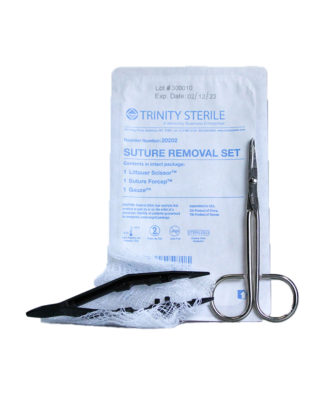 Trinity Suture Removal Tray with Forceps