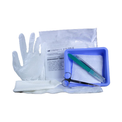 Trinity Debridement Sterile Disposable Standard Tray 