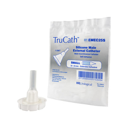 TruCath Male External Catheter with Extended Adhesive