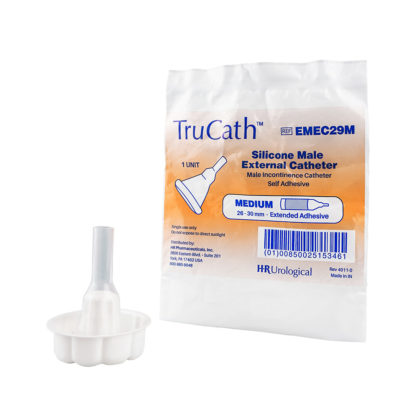 TruCath Male External Catheter with Extended Adhesive