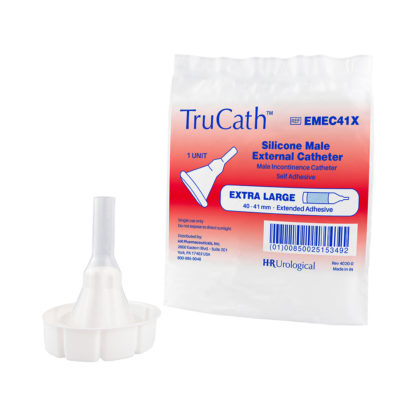 TruCath Male External Catheter with Extended Adhesive