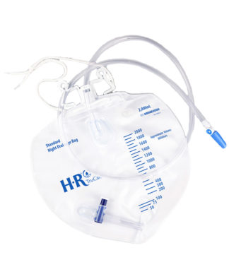 TruCath 2000ML Night Drainage Bag with Double Hanger and Anti-Reflux Valve