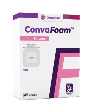 ConvaFoam Adhesive Silicone Hydrofiber Foam Dressing