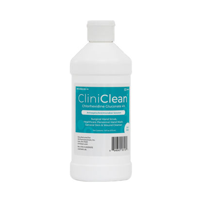 CliniClean Chlorhexidine Gluconate 4% Antiseptic/Antimicrobial Solution