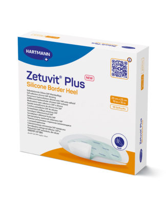 Zetuvit Plus Silicone Heel Bordered Dressing - Upgraded Design