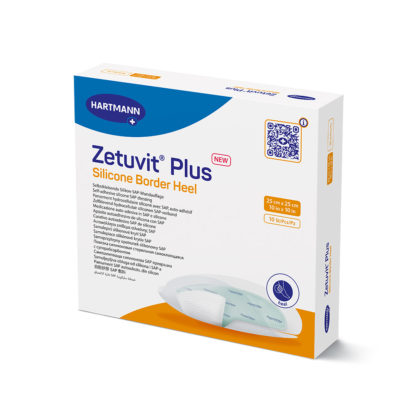 Zetuvit Plus Silicone Heel Bordered Dressing - Upgraded Design