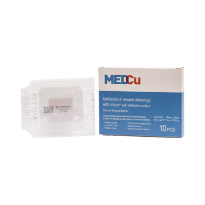 MedCu Antibacterial Adhesive Foam Dressing with Copper Oxide