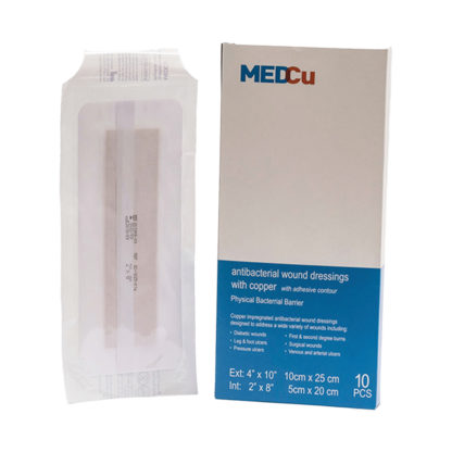 MedCu Antibacterial Adhesive Foam Dressing with Copper Oxide