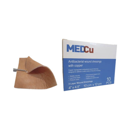 MedCu Antibacterial Three Layer Foam Dressing with Copper Oxide