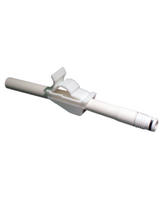 Urocare Straight-Thru Adaptor with Thumb Clamp