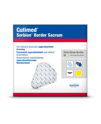 Cutimed Sorbion Border Sacral Superabsorbent Dressing