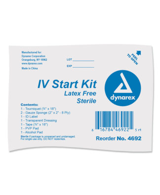 Dynarex IV Start Kit without Gloves